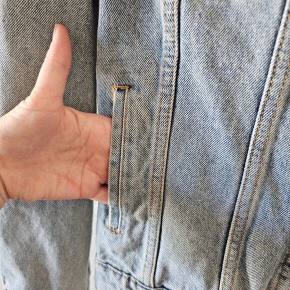 Rusty Light Wash Denim Jacket - Picture 8 of 8